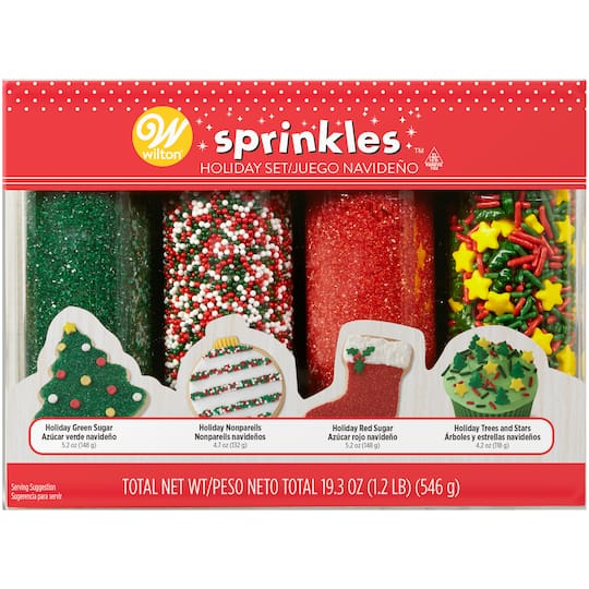 Wilton&#xAE; Sprinkles&#x2122; Traditional Christmas Mega Set